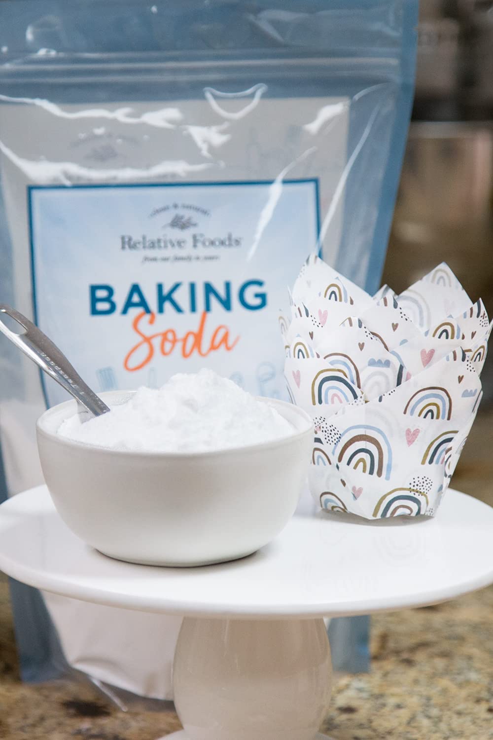Relative Foods Baking Soda for Cooking, cleaning, & More - Gluten Free Sodium Bicarbonate Baking