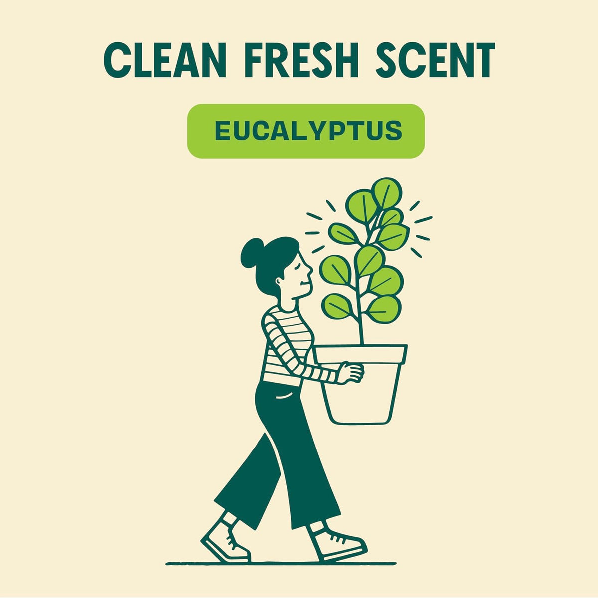Aunt Fannie's Ultra Concentrated Floor Cleaner Vinegar Wash, Multi-Surface Solution For Mopping