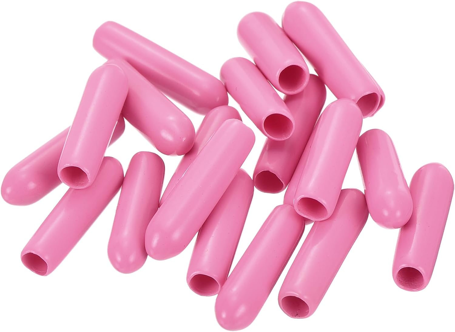 uxcell 20pcs Rubber End Caps 3mm(1/8 inch) ID Vinyl PVC Round Tube Bolt Cap Cover Screw Thread