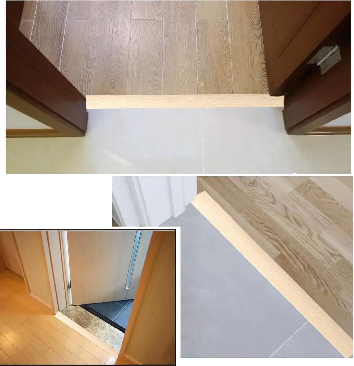 Floor Transition Strip & Self Adhesive Floor Vinyl Floor Edge Trim Laminate Floor Gap Covering