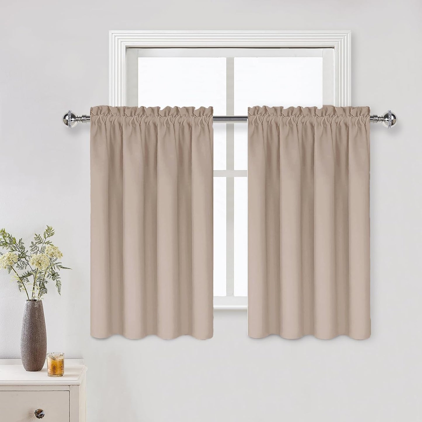 DWCN Blackout Curtains for Living Room Thermal Insulated, Energy Saving & Noise Reducing Bedroom