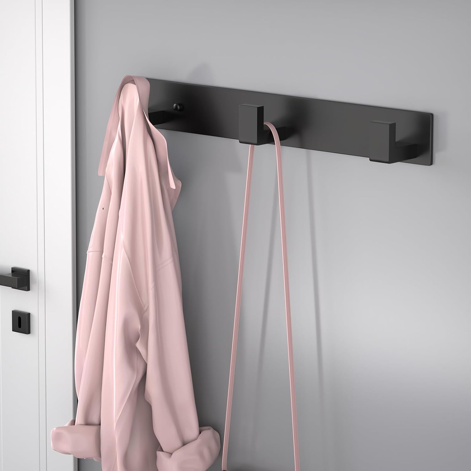 PMMASTO Coat Rack Wall Mount, Coat Hooks Wall Hooks for Hanging, Stainless Steel Coat Hanger Towel