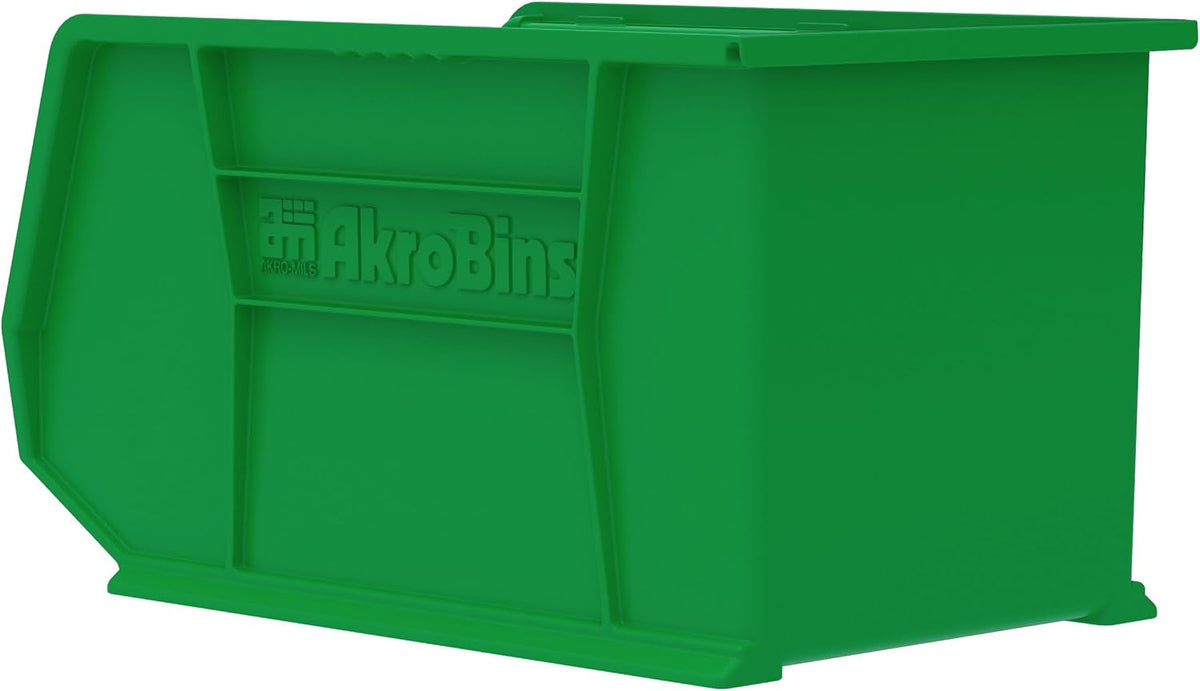 Akro-Mils 30260 AkroBins Plastic Storage Bins, Space-Saving Stackable Bins for Garage, Pantry