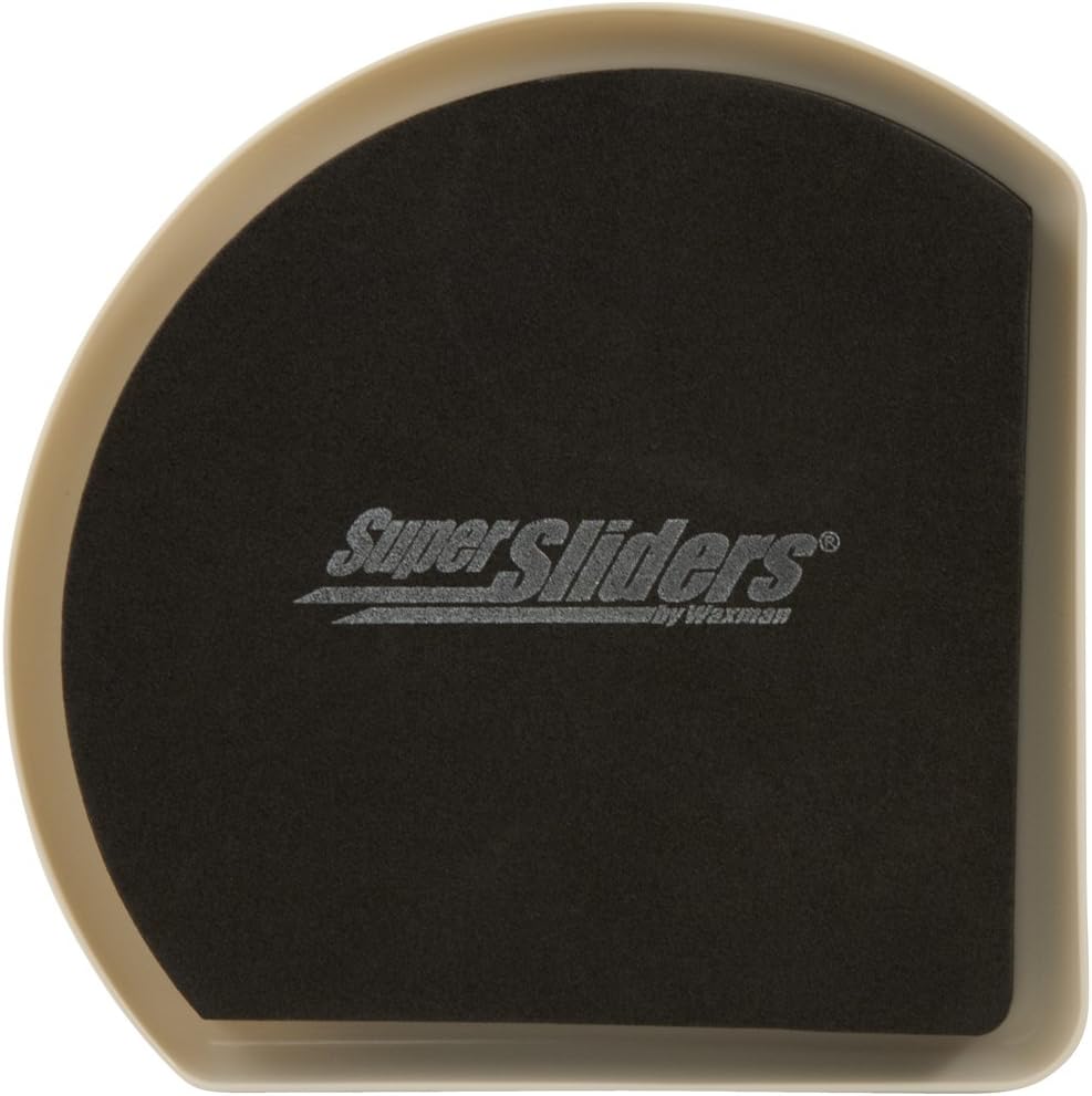 Super Sliders 7" Slide & Hide Reusable Furniture Sliders for Carpet - Effortless Moving and Surface