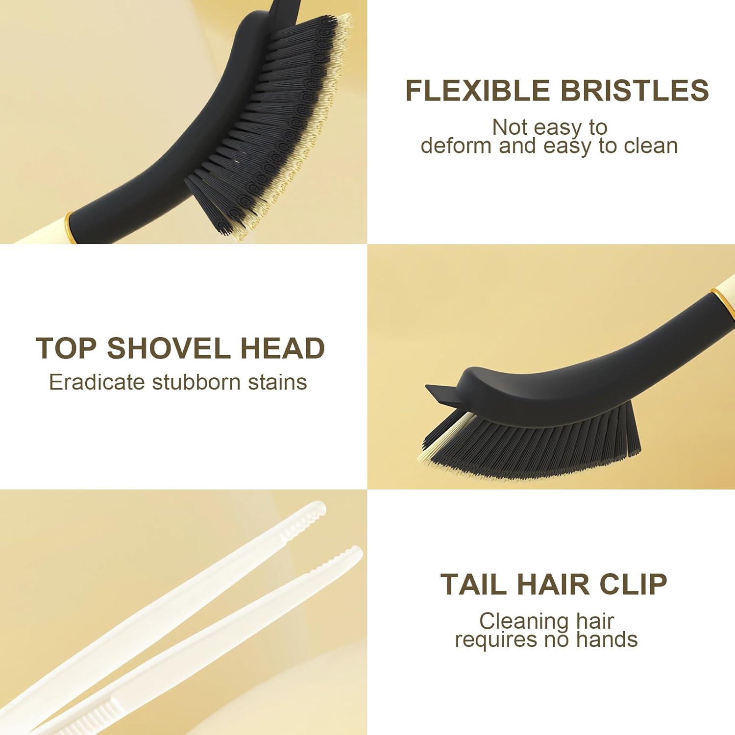 Crevice Cleaning Brush, Hard Bristle Grout Brush Gap Cleaner Tool for Tight Groove Spaces, Kitchen