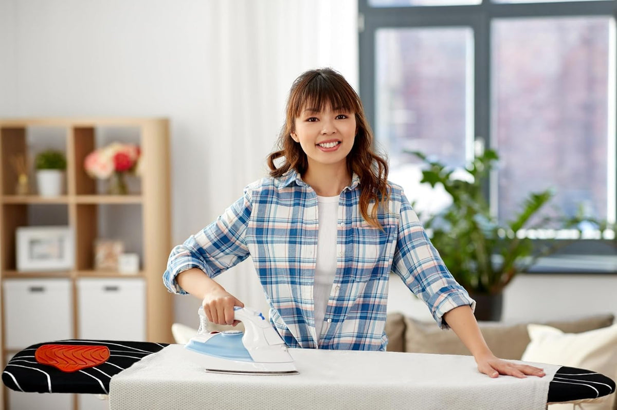 Ironing Board, Compact and Space Saver Ironing Board with Extra Thick 3 Layers Cover, Height