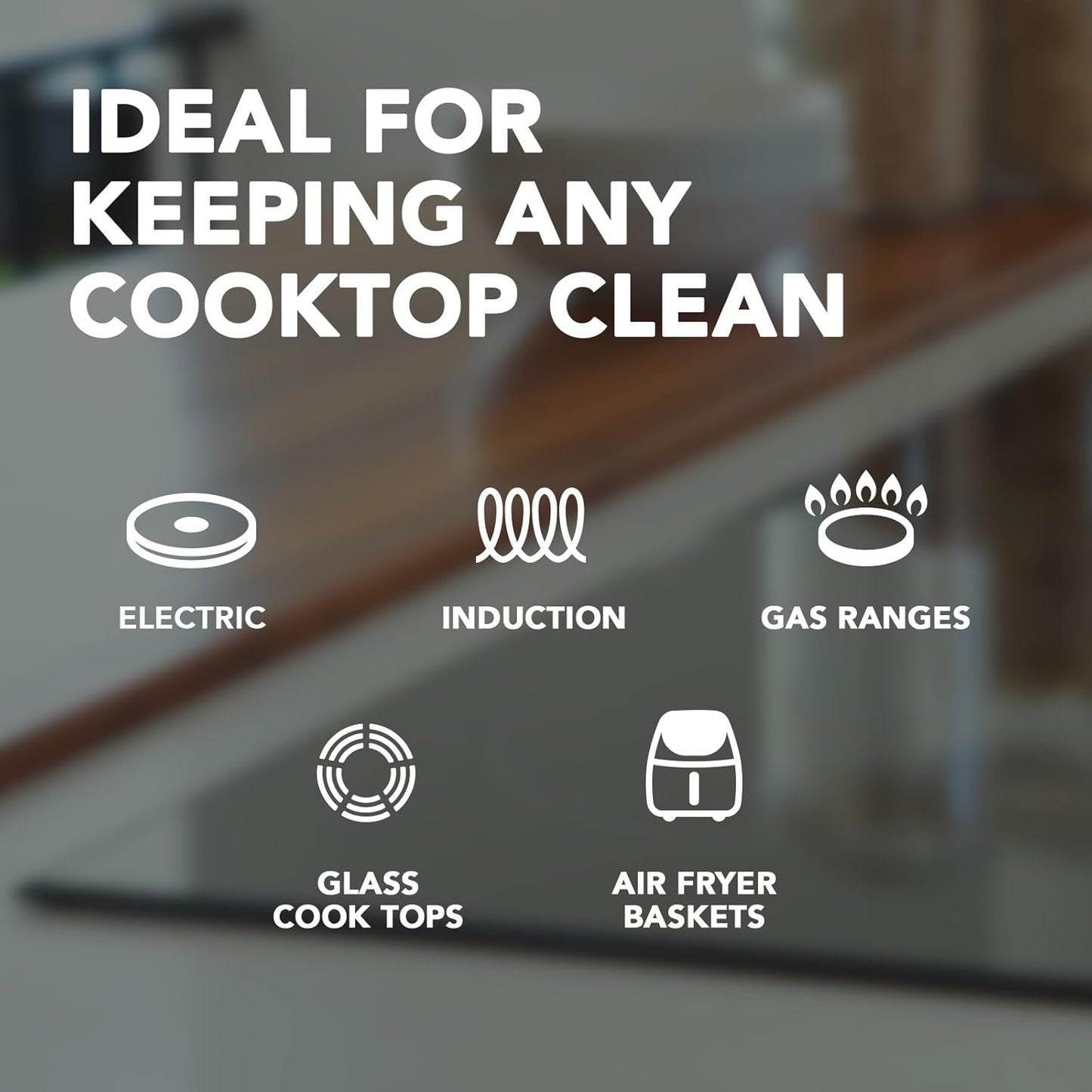Weiman Ceramic and Glass Cooktop Cleaner - Heavy Duty Cleaner and Polish (10 Ounce Bottle and 3
