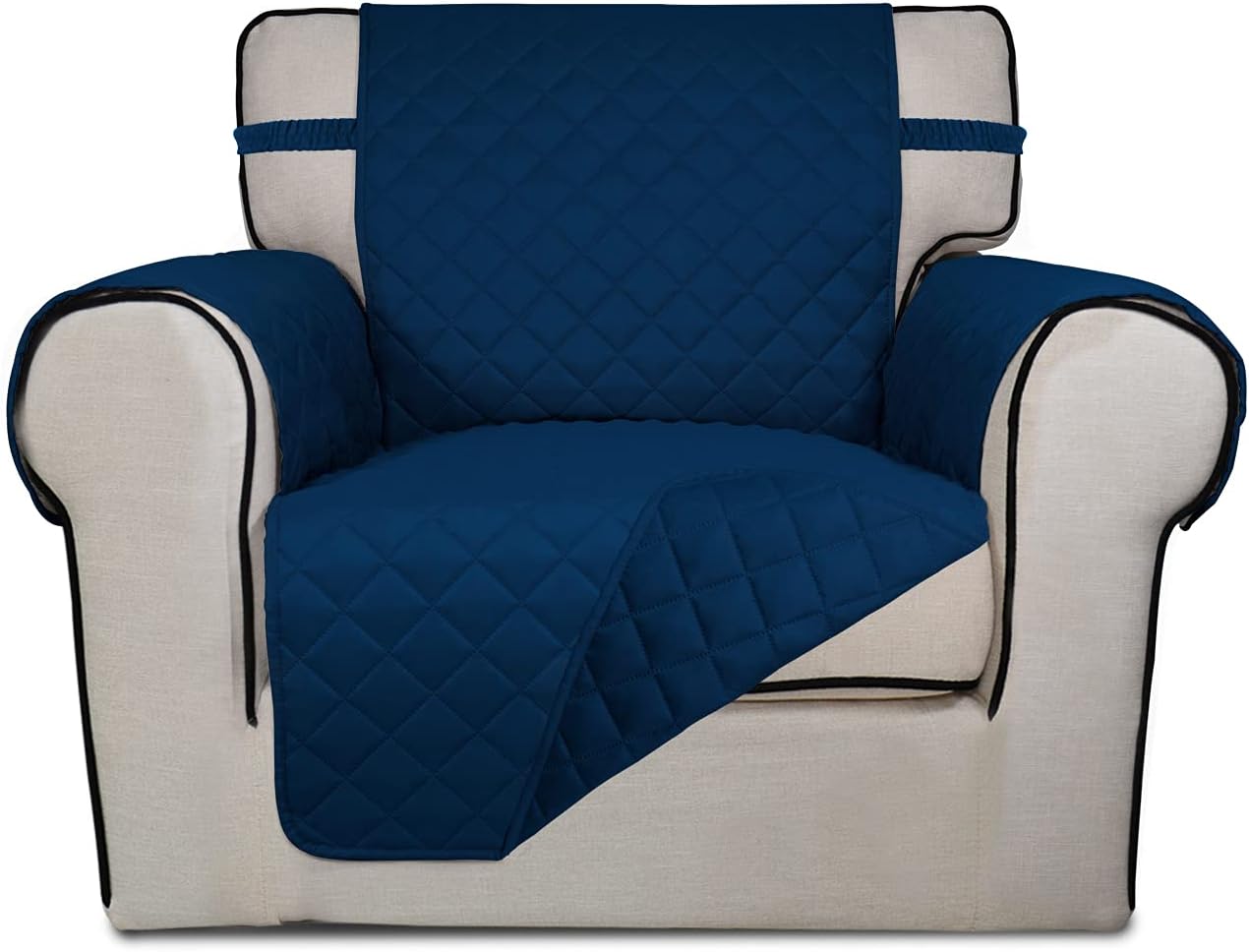 PureFit Reversible Quilted Sofa Cover, Water Resistant Slipcover Furniture Protector, Washable