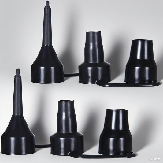 2Set of 3 Sizes Air Pump Replacement Nozzles,Air Pump Nozzles for Inflatables,Plastic Nozzle Head