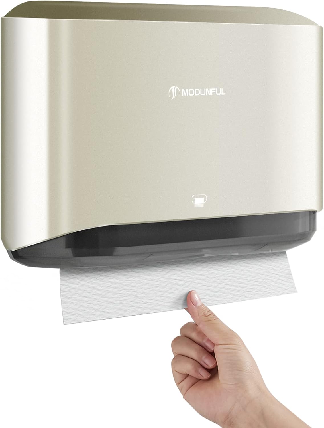 C-Fold Paper Towel Dispenser for Bathroom: Compact 200 Sheets Large Capacity for Multifold Hand