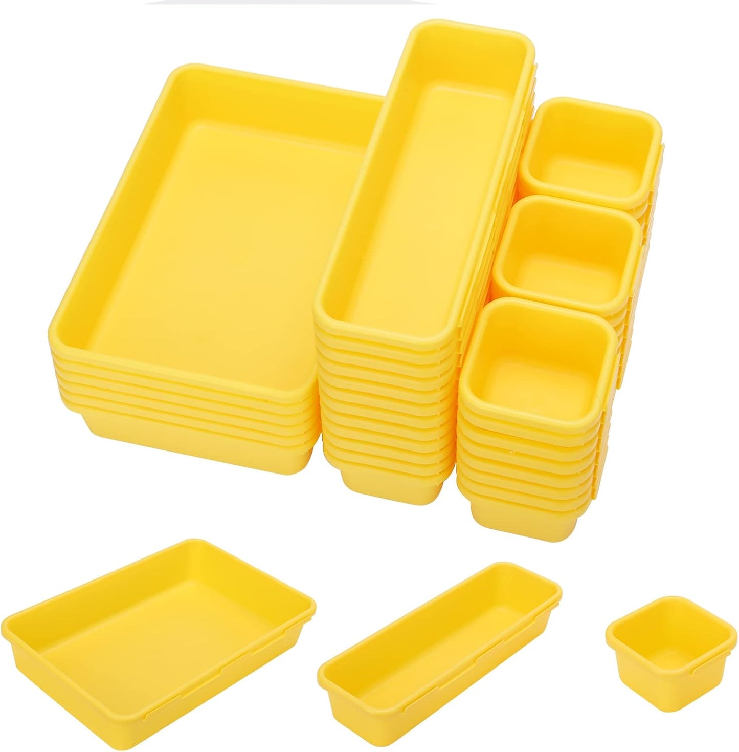 42 Pack Tool Box Organizer Tool Tray Dividers, Rolling Tool Chest Cart Cabinet Workbench Desk