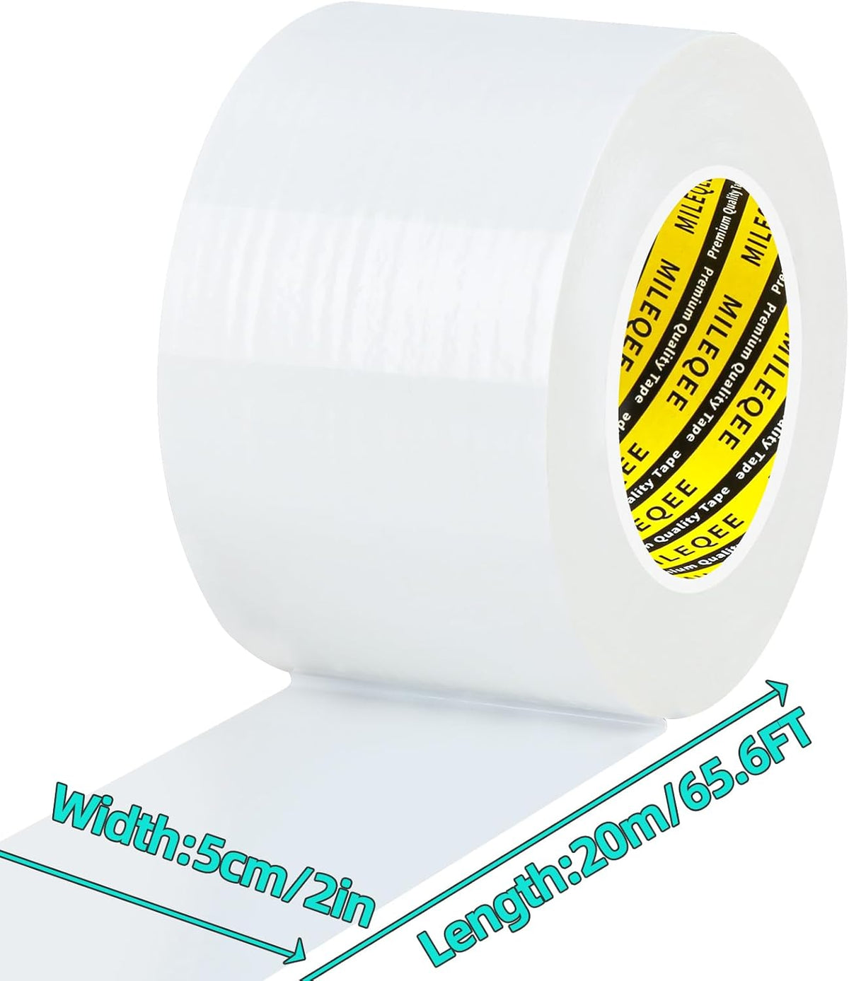 Window Weather Stripping Door Seal Tape White, 2in x 66FT, Automotive Weatherstrip Adhesive Seal