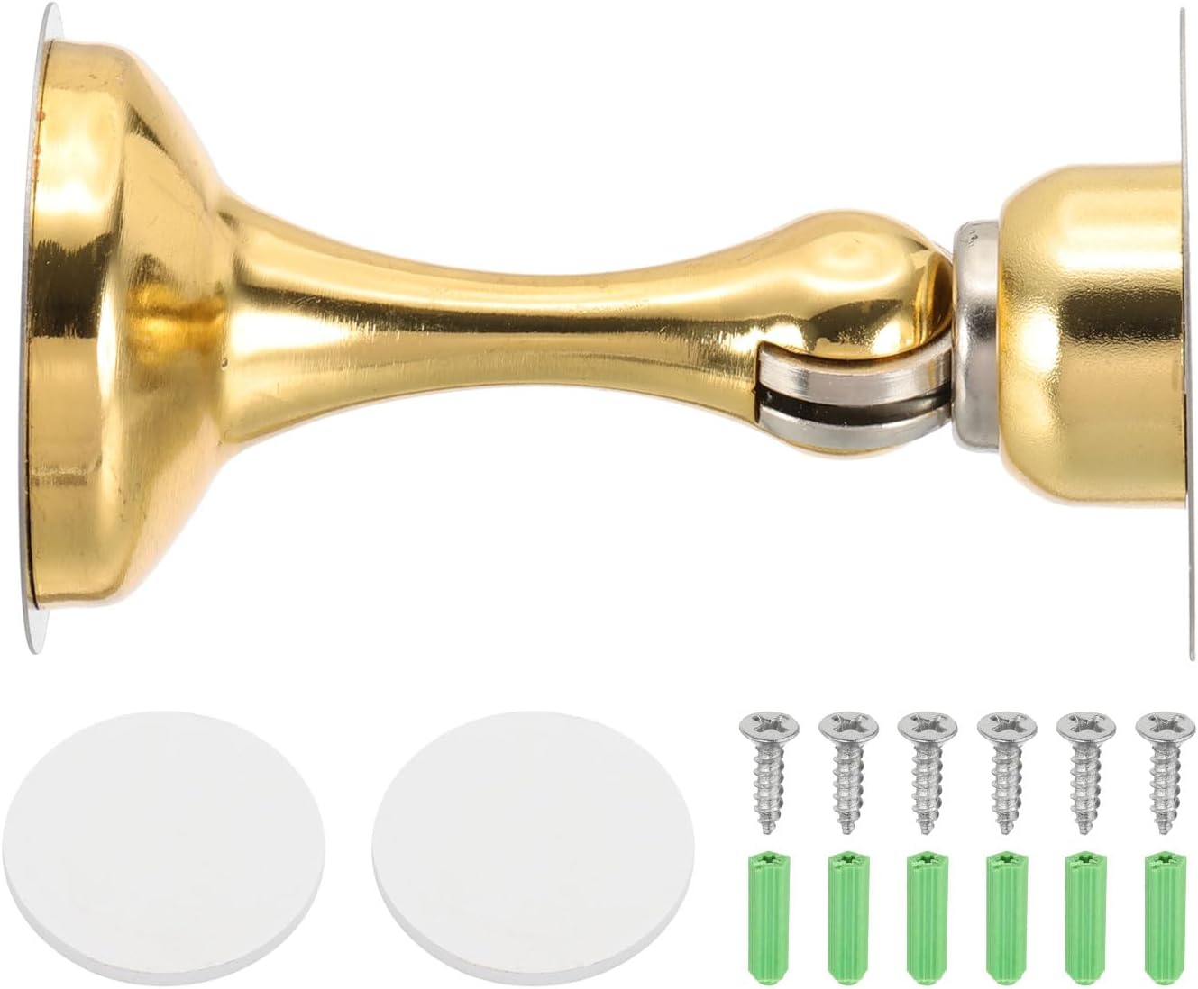 MECCANIXITY Magnetic Door Stoppers Stainless Steel Door Stops, Wall Floor Mounted Doors Holder Keep
