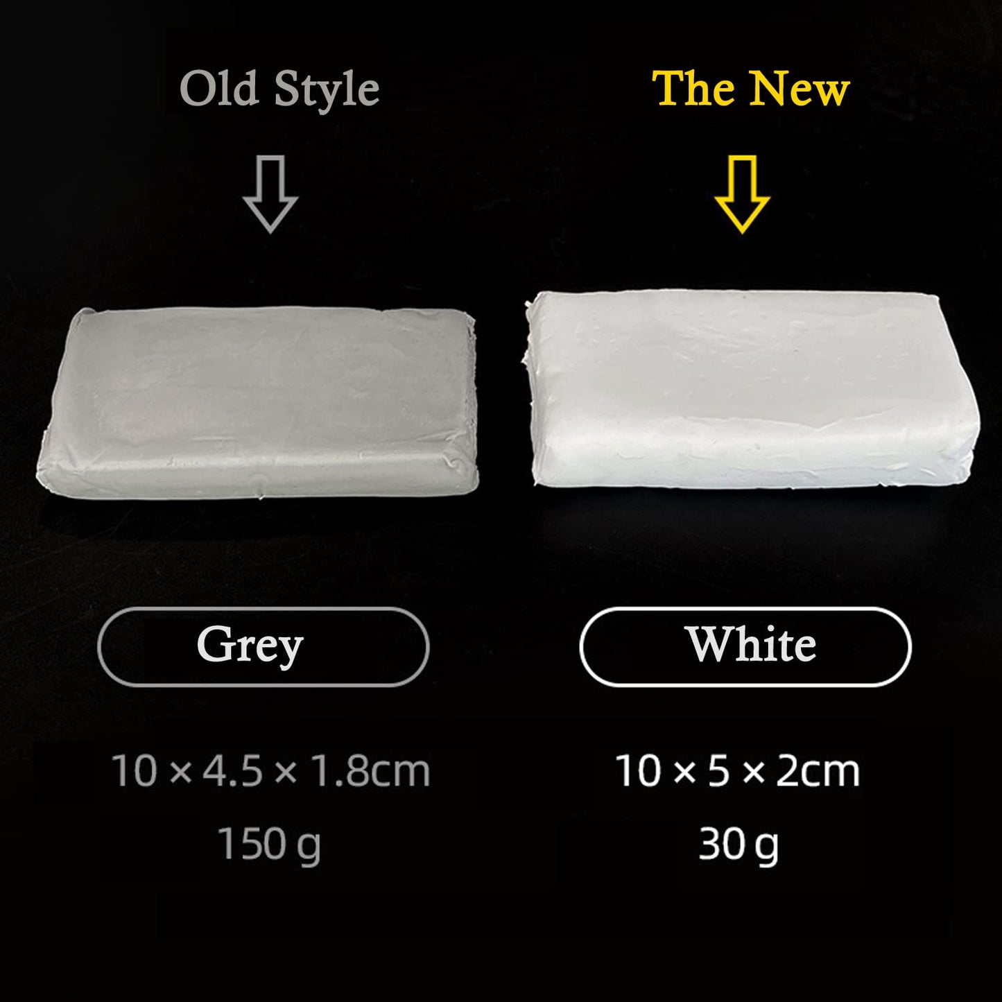 Waterproof Duct Seal Repair Sealing Clay 8 Pack White Moldable Silicone Putty, Quick Mending Mud
