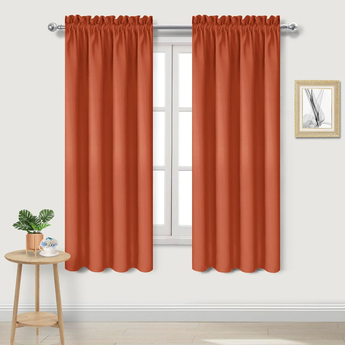 DWCN Blackout Curtains Thermal Insulated, Energy Saving & Noise Reducing Bedroom and Living Room