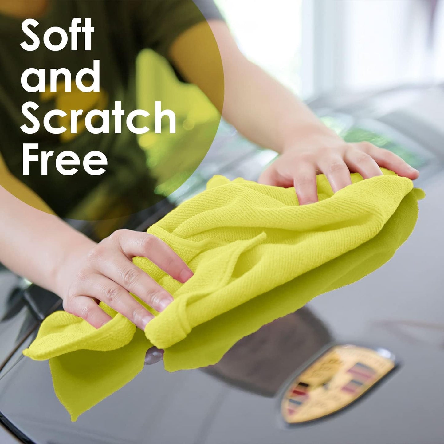 Avalon Towels Microfiber Cleaning Cloths (Value Pack of 36) Size 16" x 16", Highly Absorbent