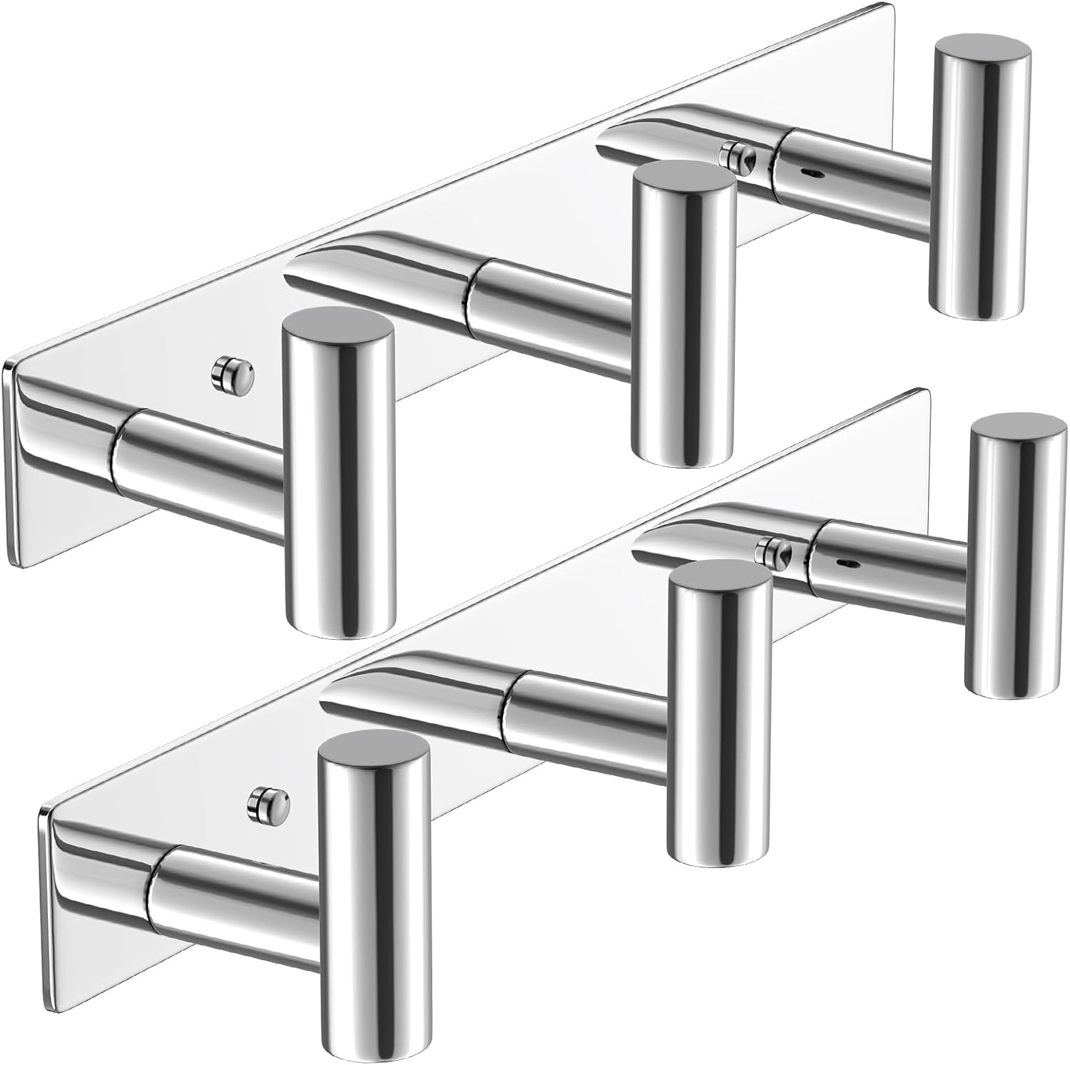 VAEHOLD Hat and Coat Wall Mount Rack - Hooks for Robes, Bags, Keys, and Towels - Bathroom Towel