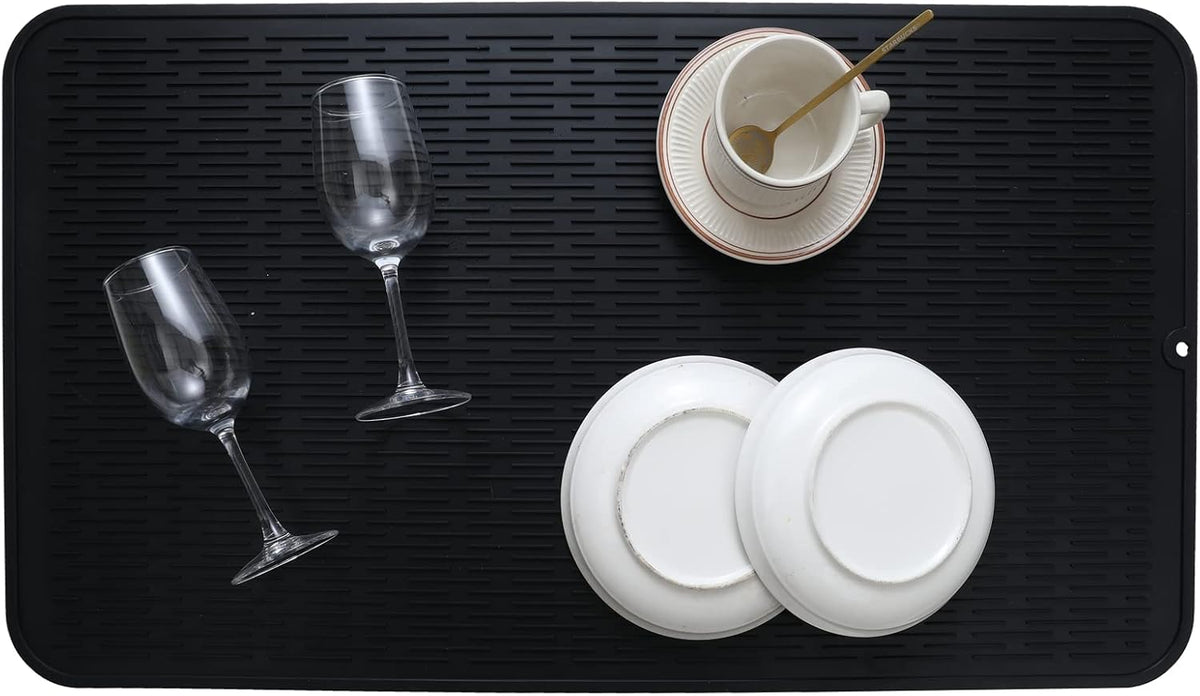 Silicone Dish Drying Mat for Multiple Usage,Easy clean,Eco-friendly,Heat-resistant Silicone Mat for