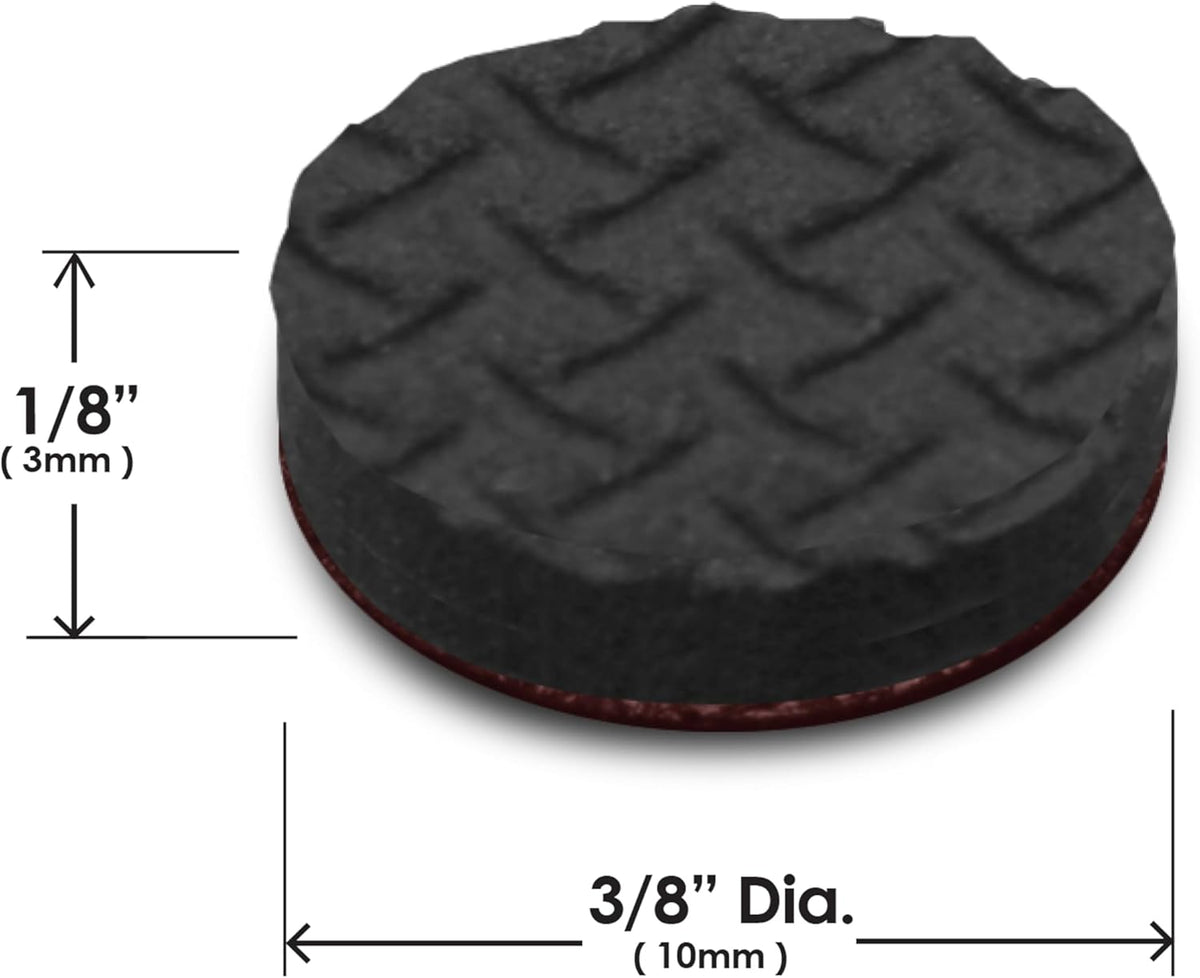 Slipstick GorillaBumperPads Premium Cabinet Door Bumpers 3/8” Round Non Slip Pads, Cabinet