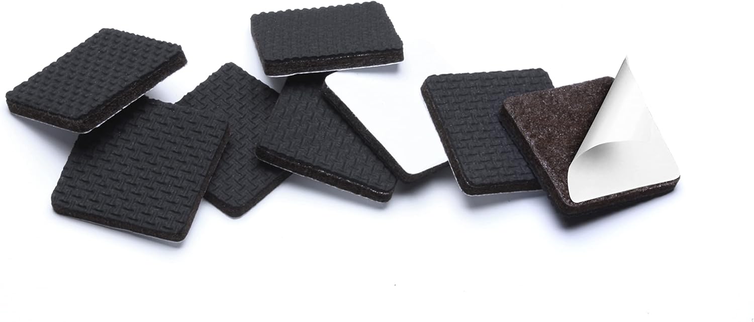 Slipstick GorillaPads CB148 Non Slip Furniture Pads/Rubber Gripper Feet (Set of 8) Self Adhesive