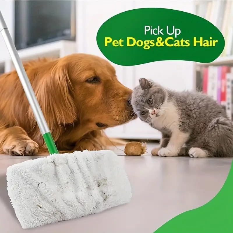 Reusable Microfiber Mop Pads Washable Wet Pads Compatible with Refills for Swiffer Sweeper Wet &