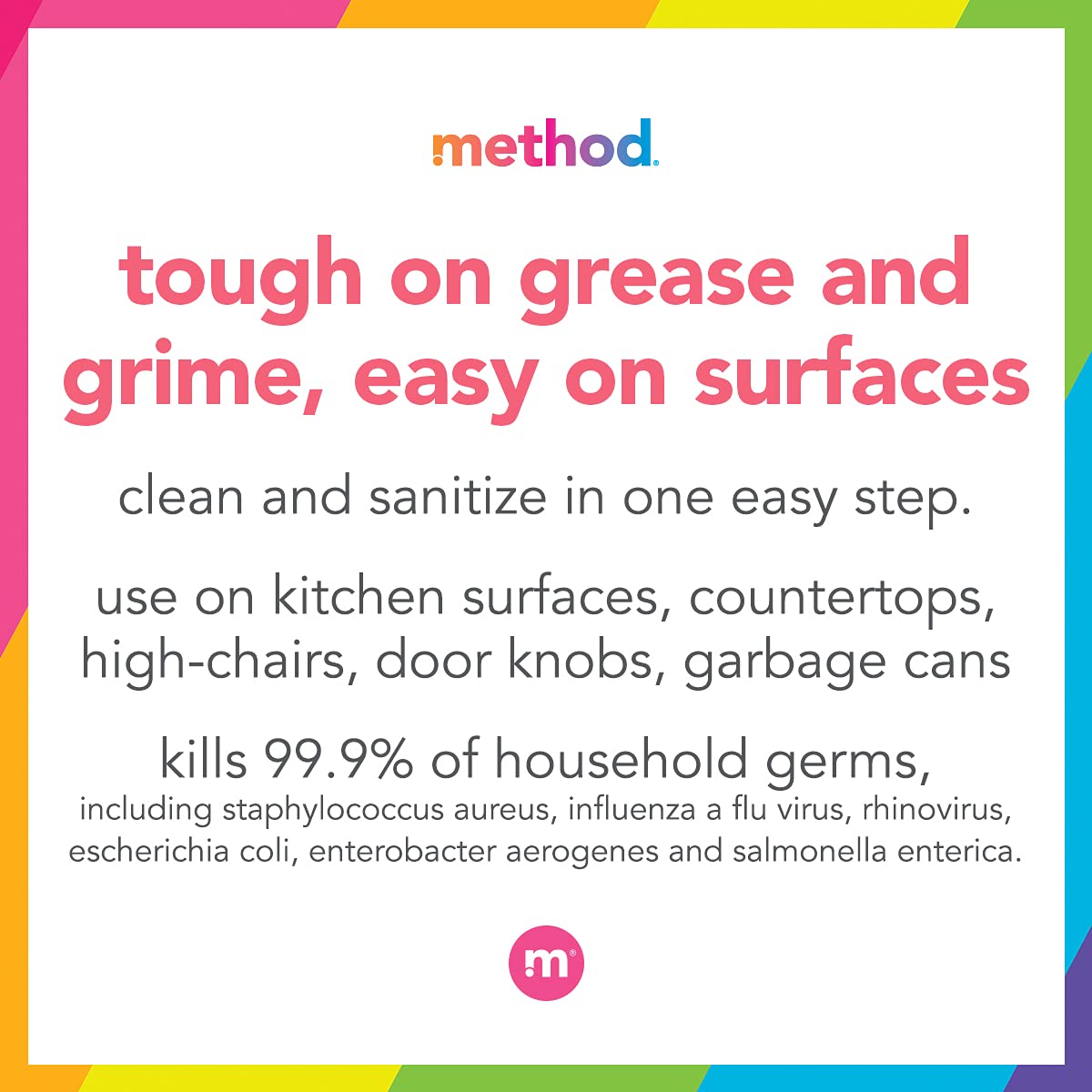 method All-Purpose Cleaner Spray, Citron, 28 fl oz, 4 Pack