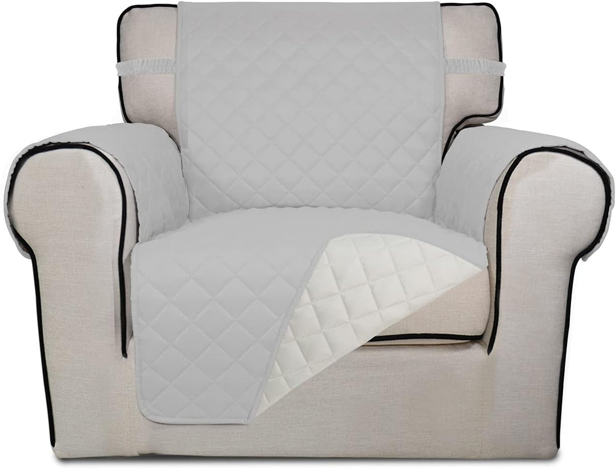 PureFit Reversible Quilted Sofa Cover, Water Resistant Slipcover Furniture Protector, Washable