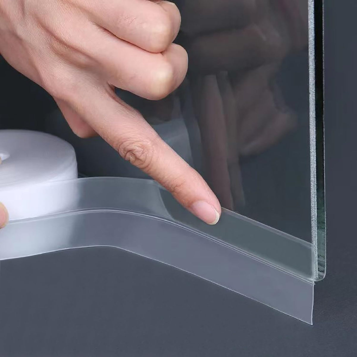 Dstorelhp Upgraded Weather Stripping, No Residue Door Draft Stopper, Silicone Seal Strip for Doors