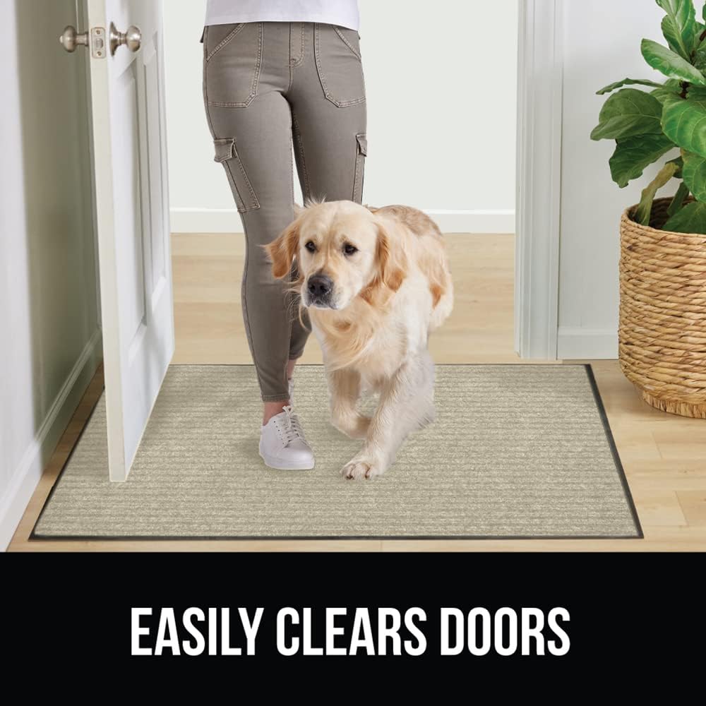 GORILLA GRIP Traffic Guard Door Mat, 60x36, Heavy Duty Welcome Mats, Commercial Office Space