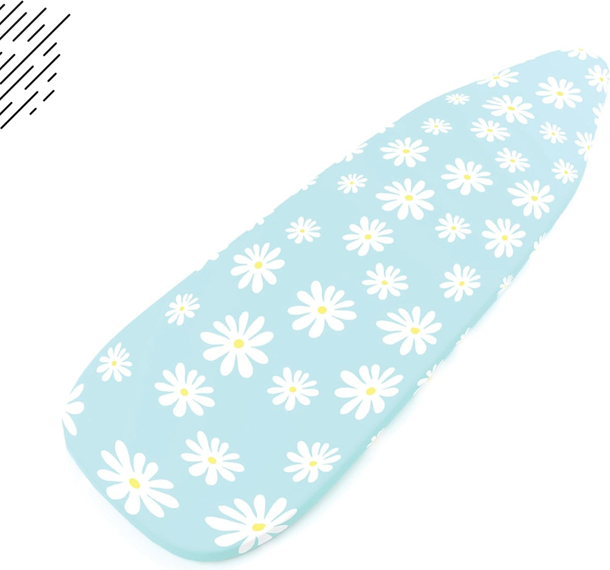 Encasa XO Ironing Board Cover and Pad 57"x22" - Thick 3mm Felt Padding, Drawstring Tightening &
