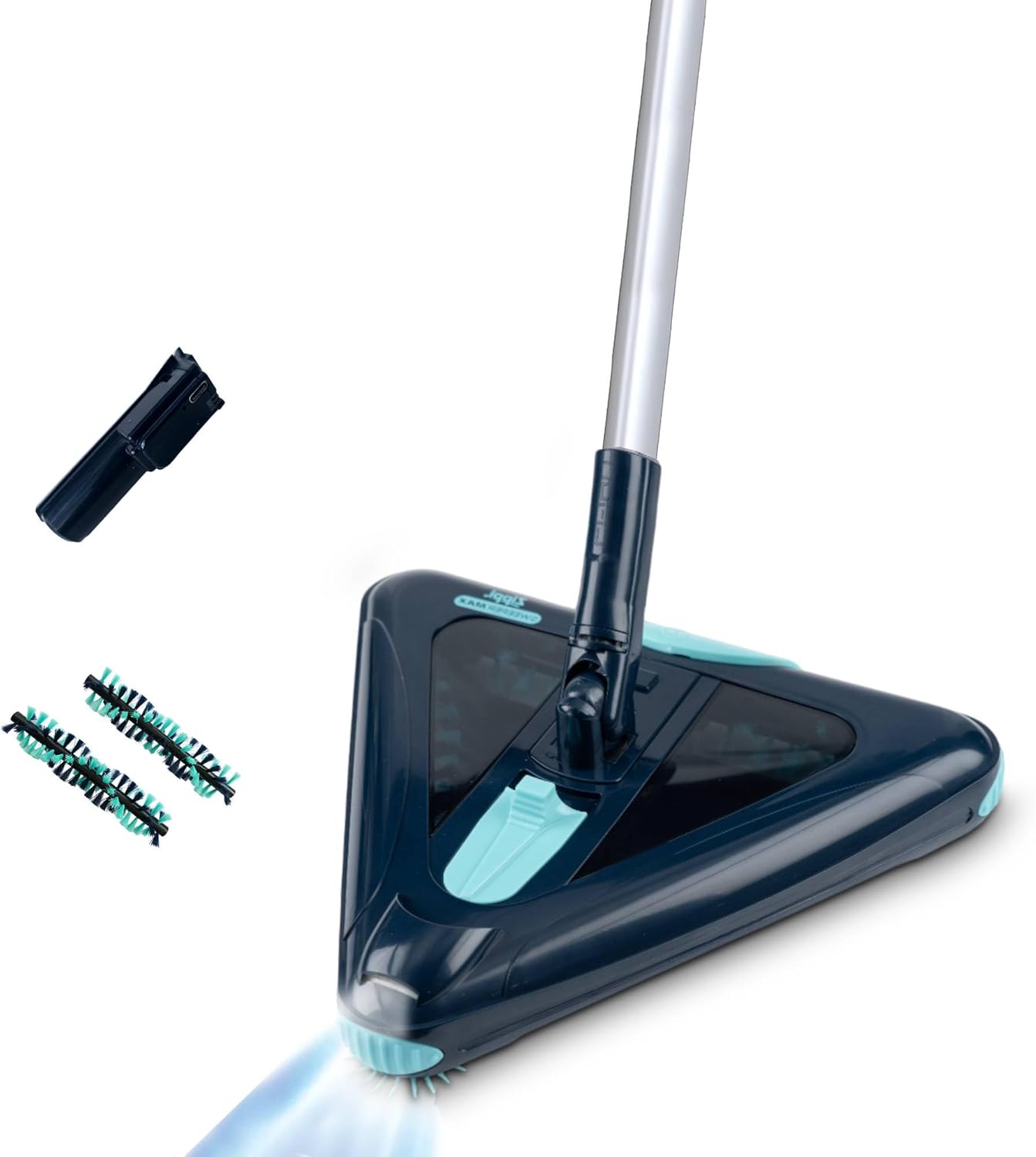 Zippi Sweeper Max Plus - 2025 Version Lightweight Sweeper, Triangular Design Allows for Sweeping in