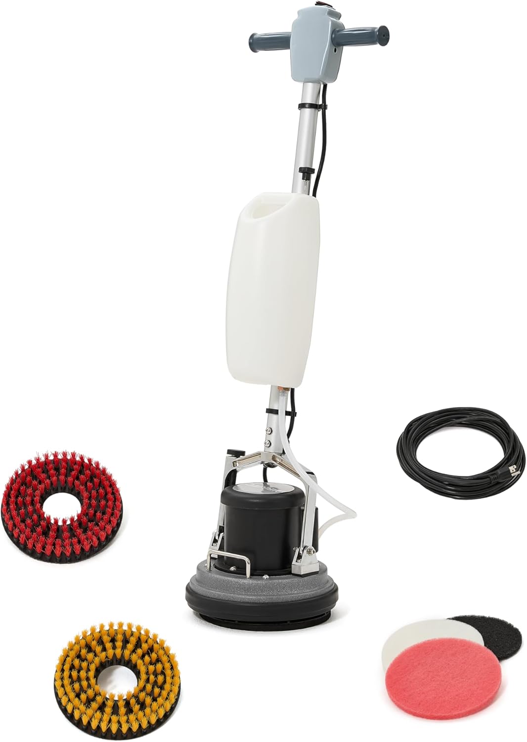 10" Heavy-duty Multi-Functional Floor Buffer Polisher Machine - Clean, Buff, Scrubb and Polish with