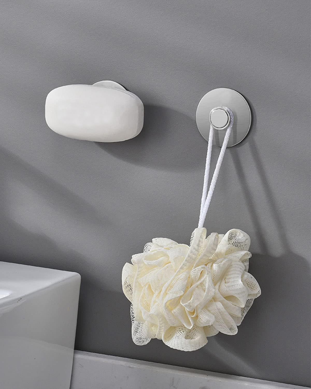 2Pcs Magnetic Soap Savers for Bar Soap, Stainless Steel Soap Holder for Shower Wall and