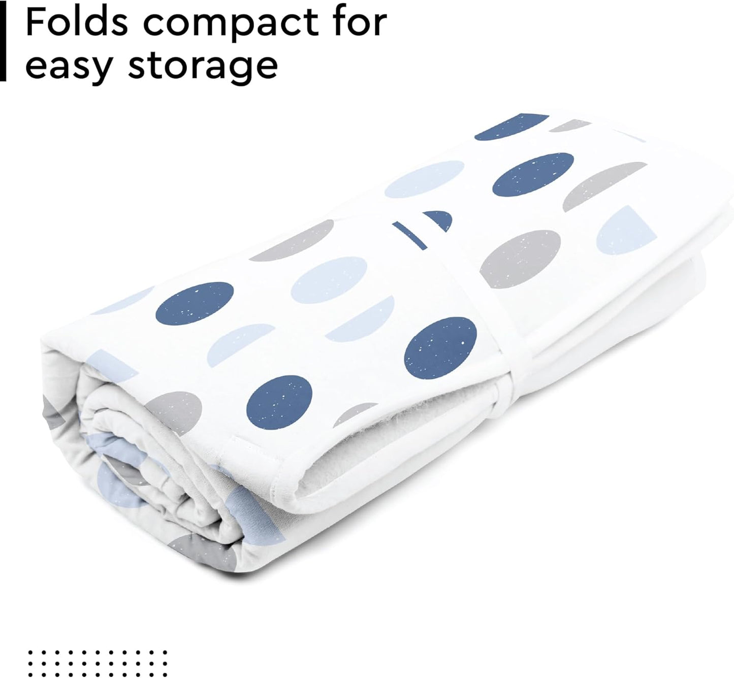 Encasa XO Ironing Mat/Pad (Large 48"x28") with 3mm Padding & Silicone Iron Rest for Steam Pressing