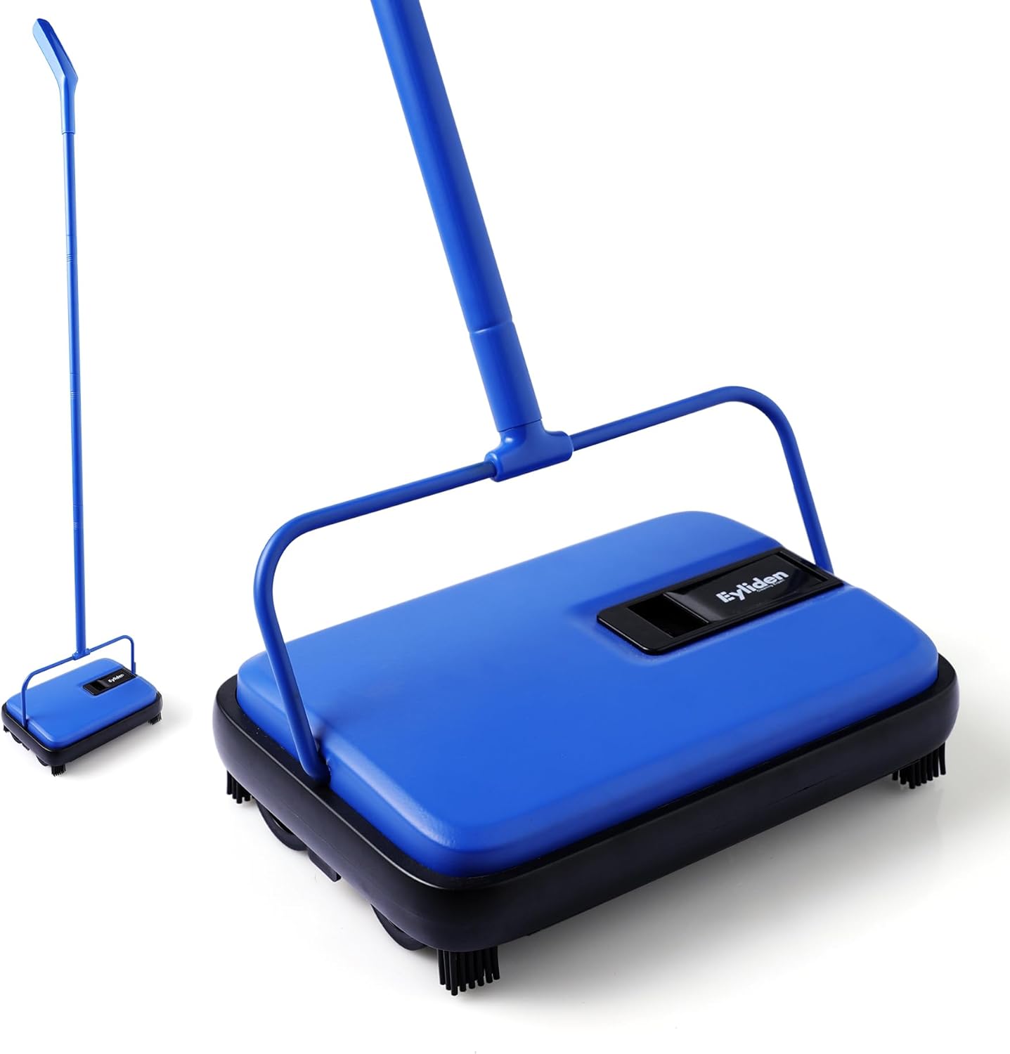 Eyliden Carpet Sweeper, Mini Size Lightweight Hand Push - No Noise, Non-Electric, Easy Manual
