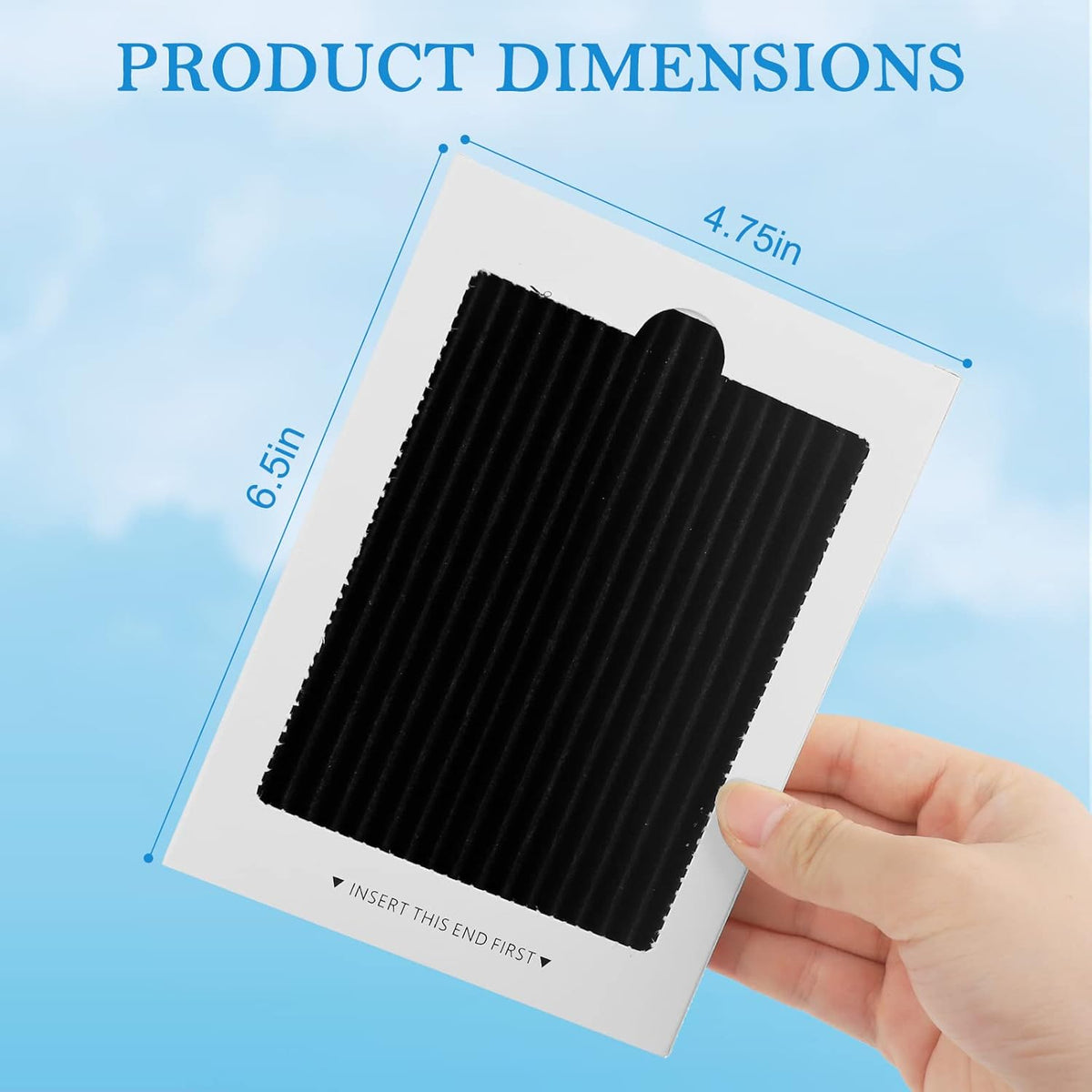 Refrigerator Air Filter Replacement 8 Pack, Carbon Activated Air Filter Compatible with Frigidaire
