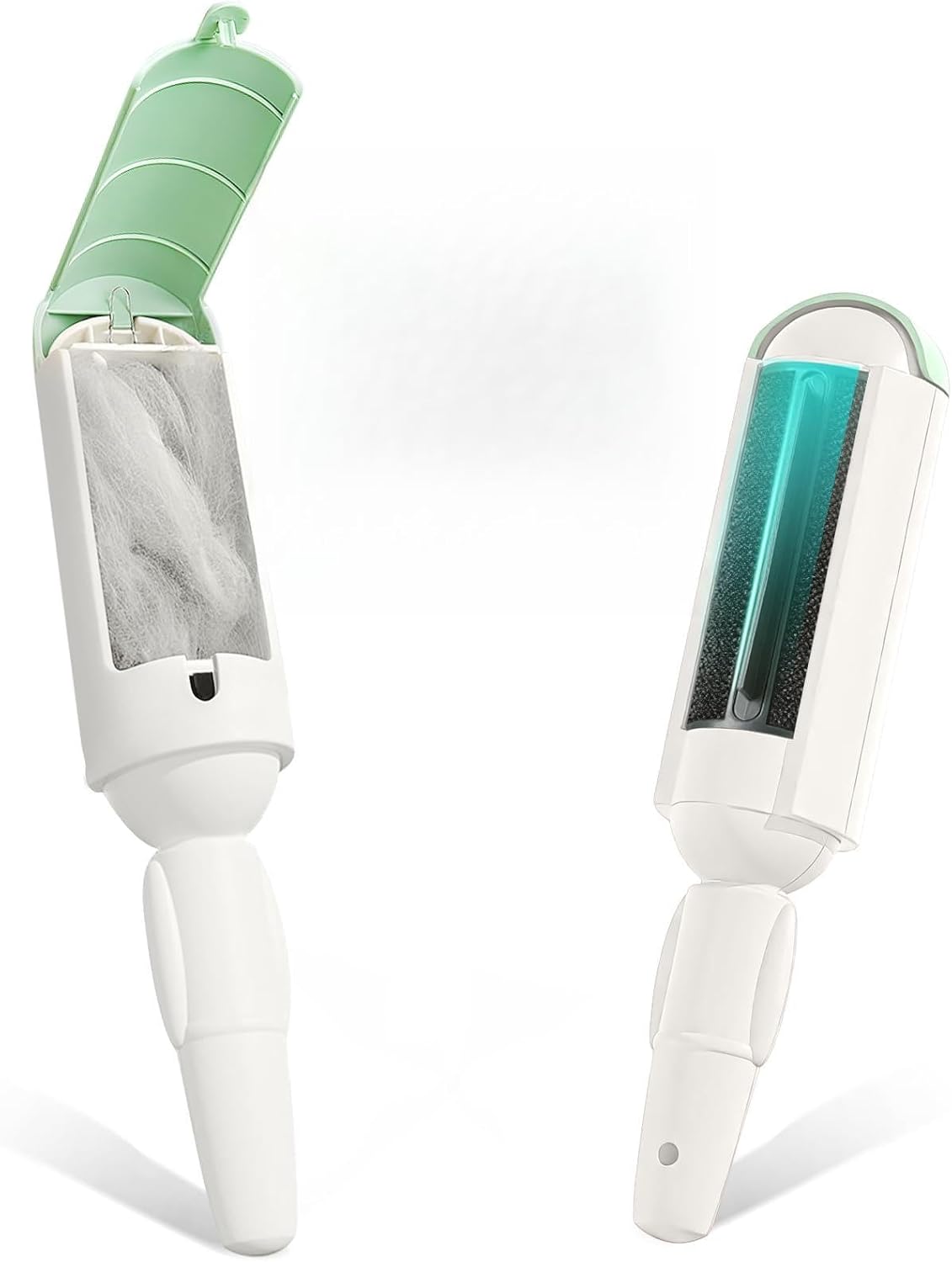 PAKEWAY 2 Pack Pet Hair Removal Tool, Reusable Dog & Cat Fur Remover with Comfy Non-Slip Handle