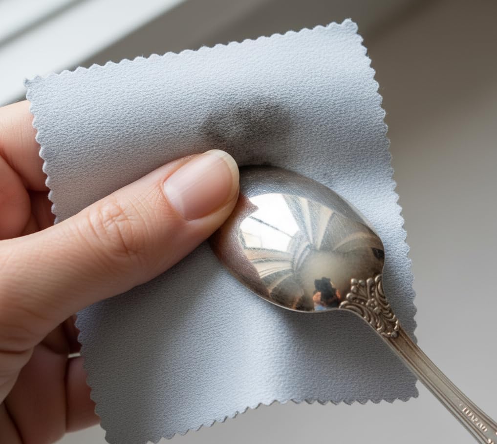 50 Pieces Jewelry Cleaning Cloths Polishing Cloths Sterling Silver, Sterling Gold, Platinum, Coins