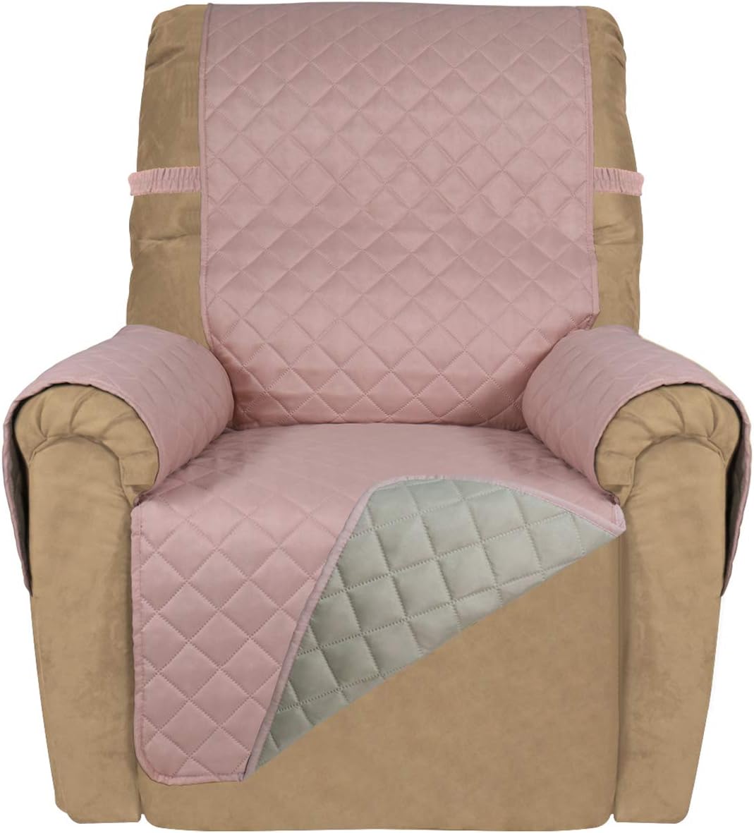 PureFit Reversible Quilted Sofa Cover, Water Resistant Slipcover Furniture Protector, Washable