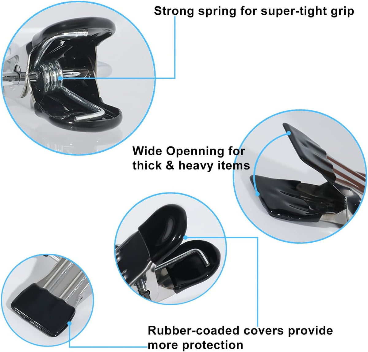 15/30/50Pcs Upgrade Double Head Clamp Dipped Clothespin for Laundry Hooks with Clips, Boot Holder