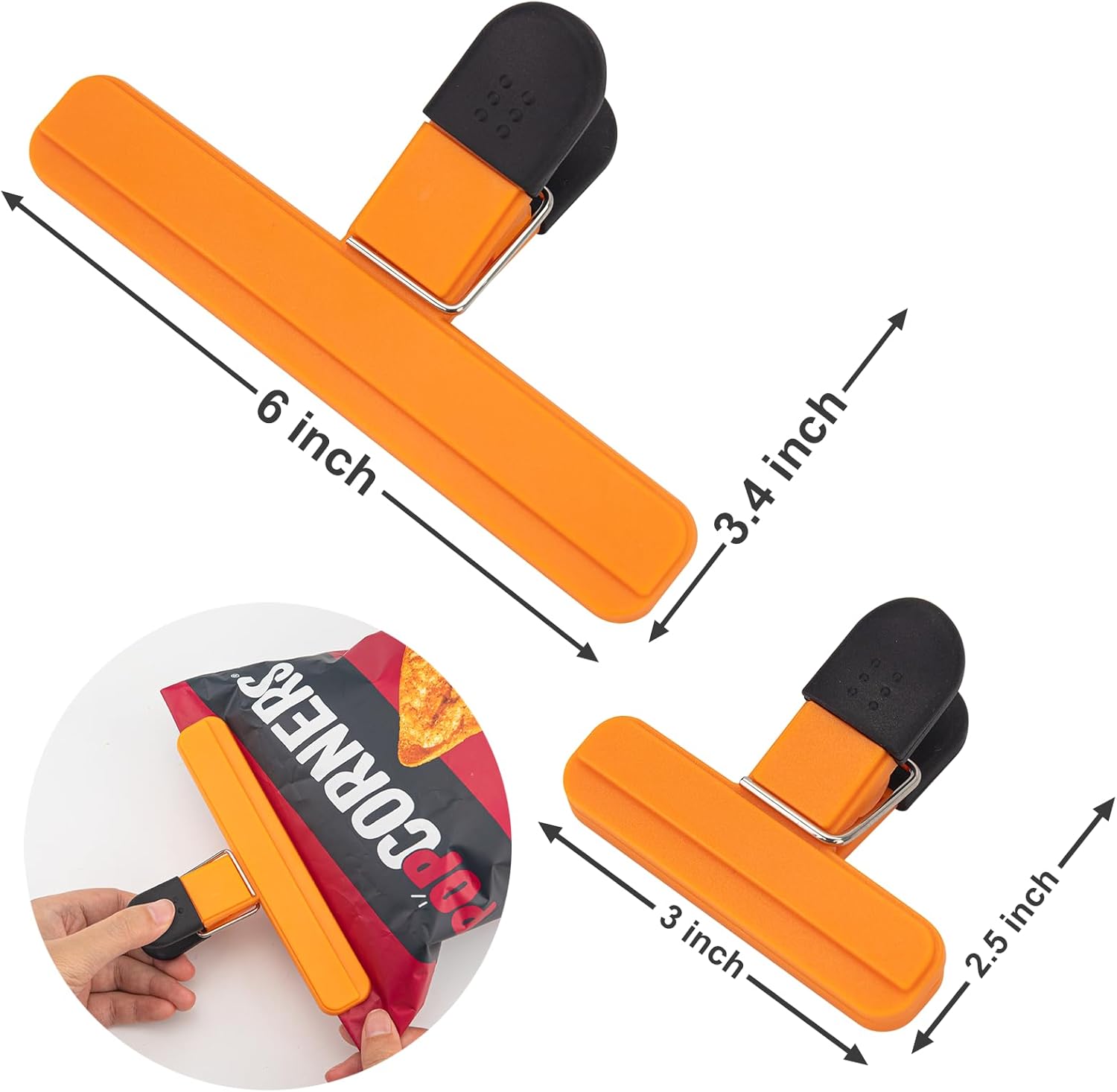 11Pcs Chip Bag Clips, Bag Clips for Food Storage, Snack Clip for Other Food Bags, Heavy Duty