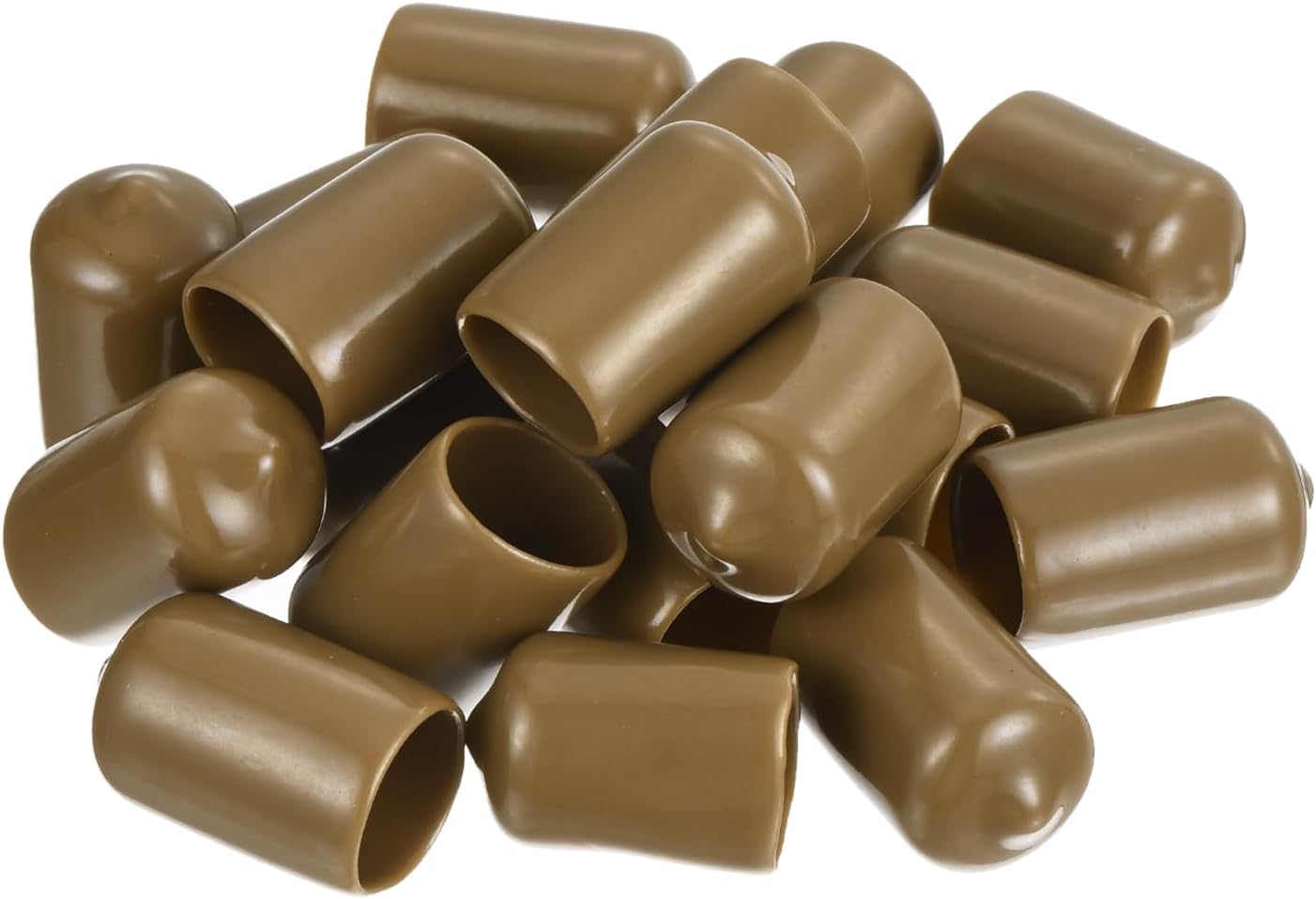uxcell 20pcs Rubber End Caps 13.5mm ID Vinyl PVC Round Tube Bolt Cap Cover Screw Thread Protectors