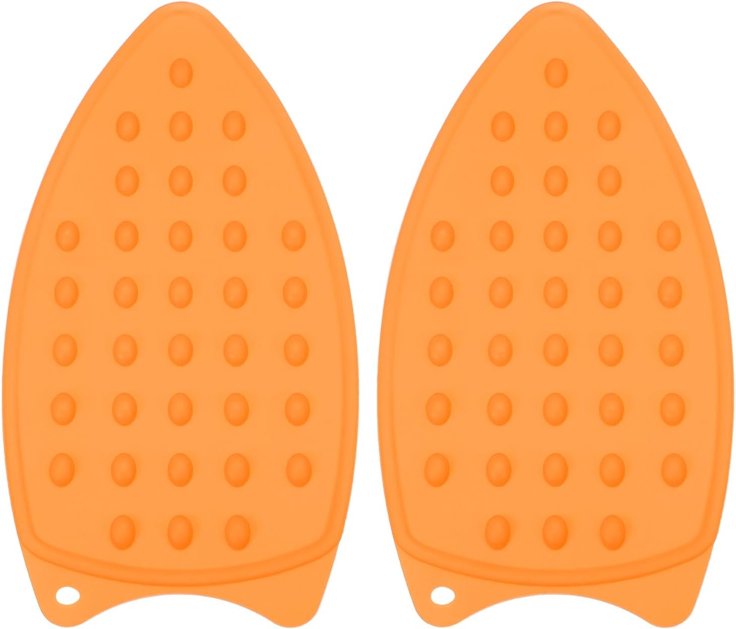 PATIKIL Silicone Iron Rest Pad, 2 Pcs Multipurpose Hot Heat Resistant Iron Rest Plate Protective