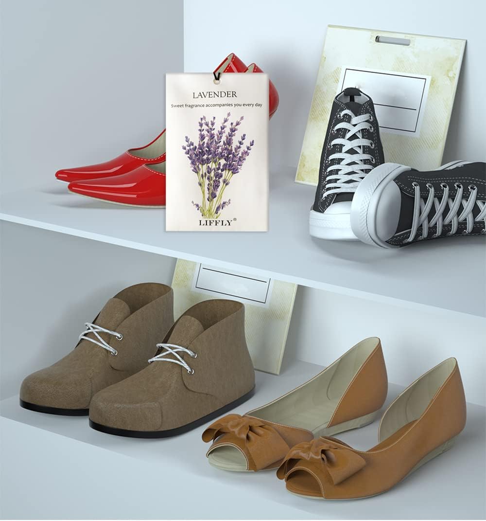 14 Packs Scented Sachets for Drawers and Closets Lavender, Rose, Jasmine, Ocean, Vanilla