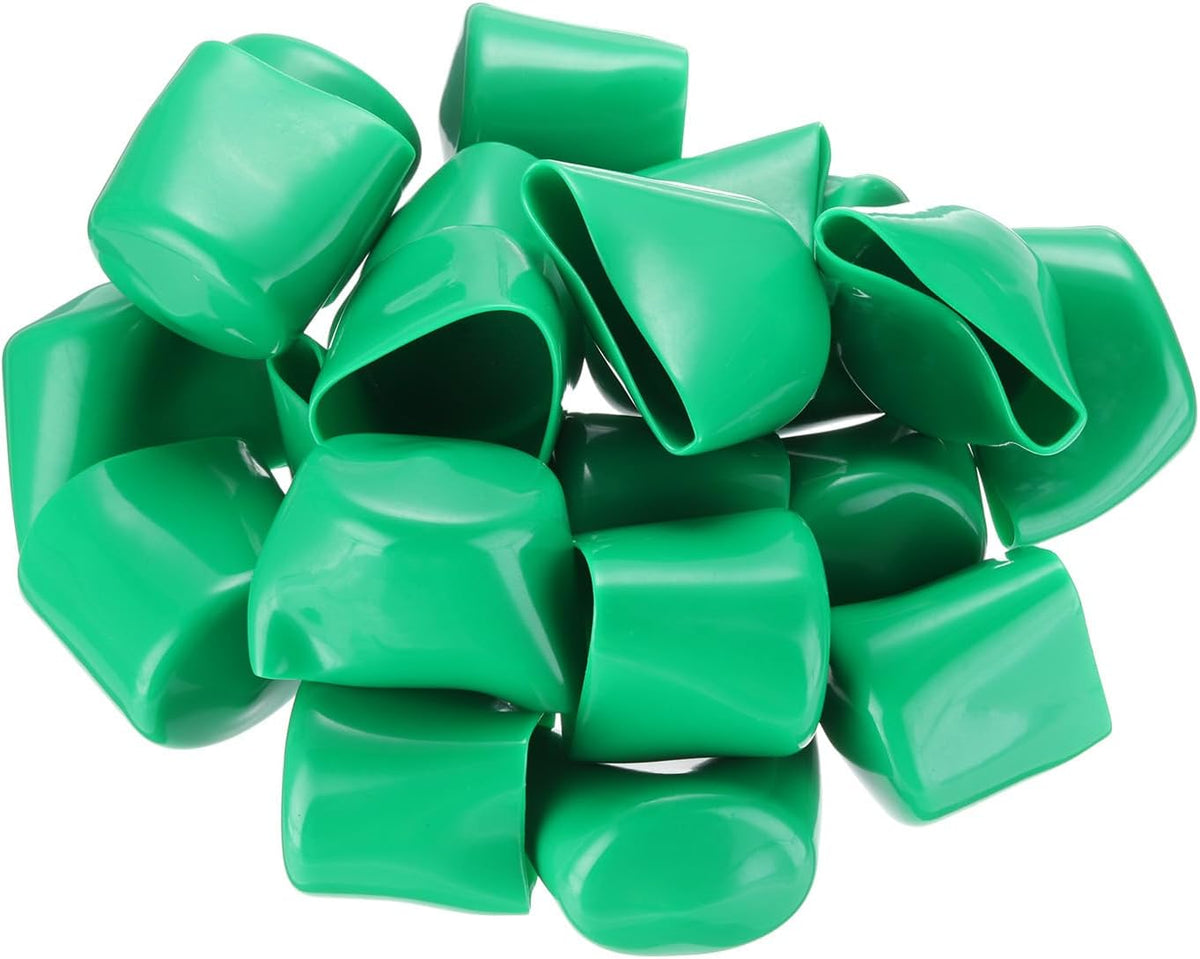 uxcell 20pcs Rubber End Caps 42mm(1 5/8") ID Vinyl PVC Round Tube Bolt Cap Cover Screw Thread