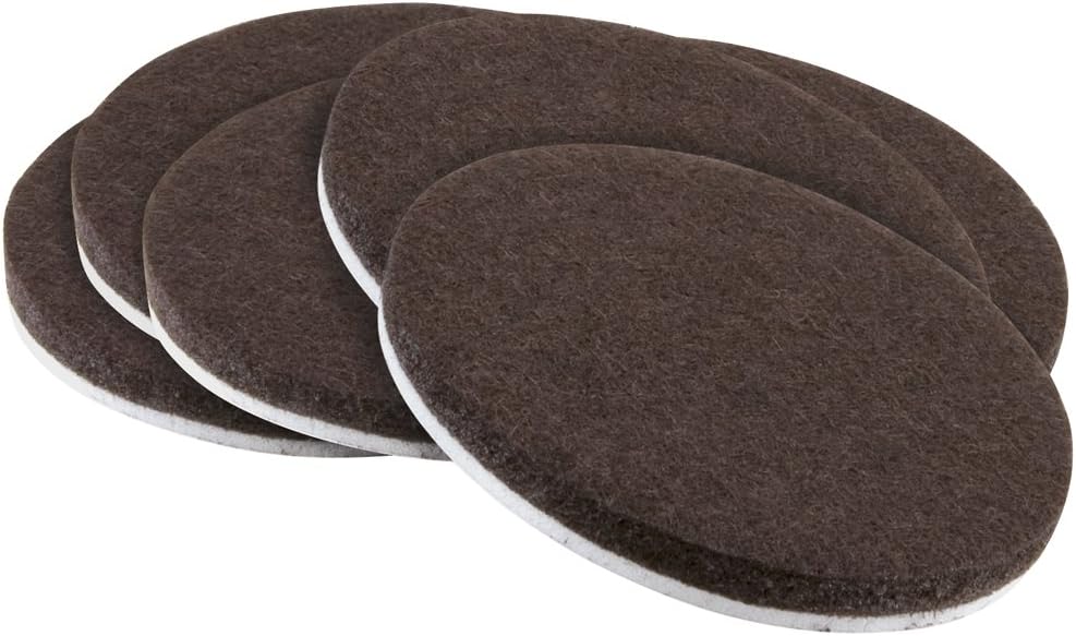 SOFTTOUCH 4723295N Heavy Duty 2 Inch Felt Furniture Pads to Protect Hardwood Floors from Scratches