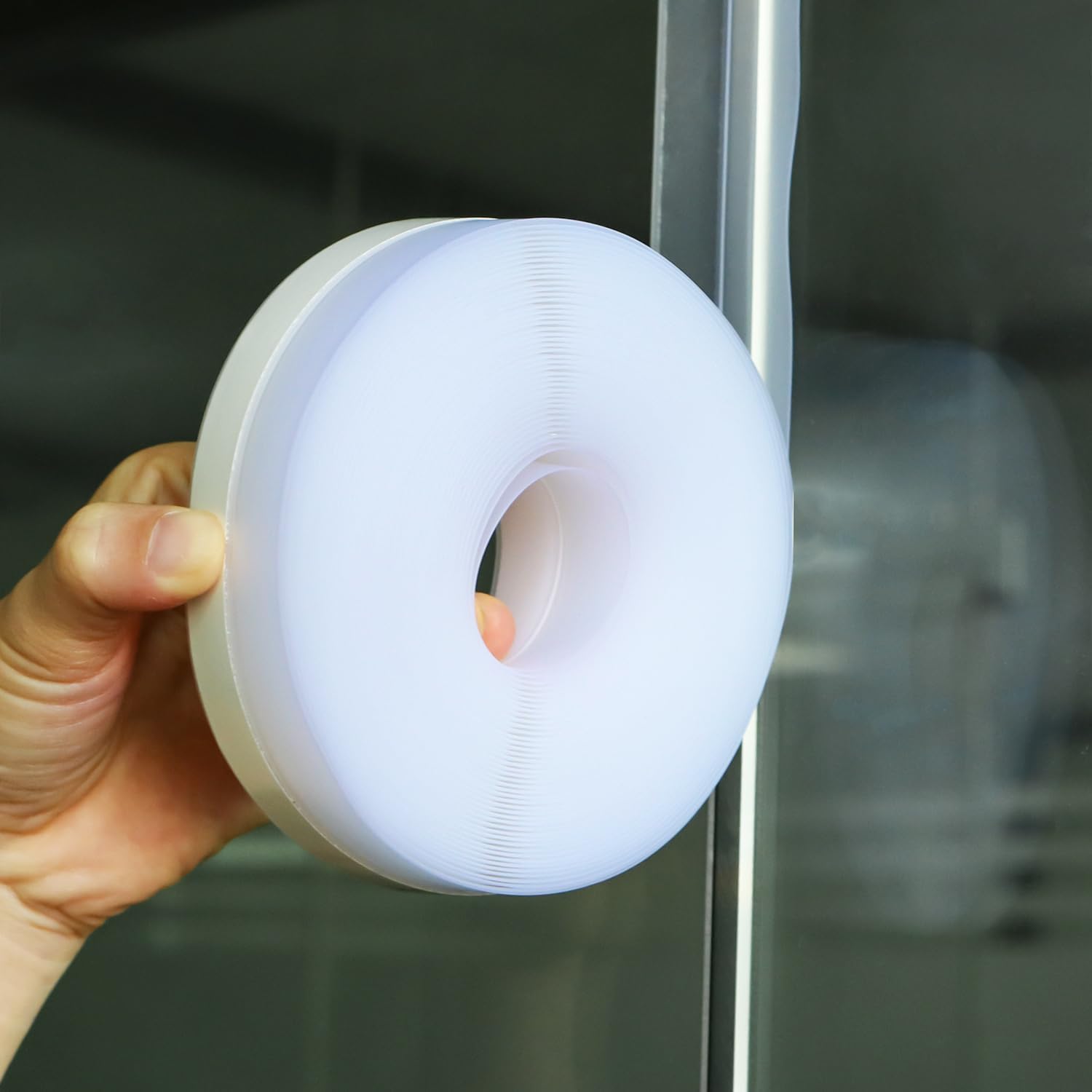 FOURGUN Silicone Weather Stripping Seal Door Tape 35 MM * 33FT Insulates Soundproofs Perfect for