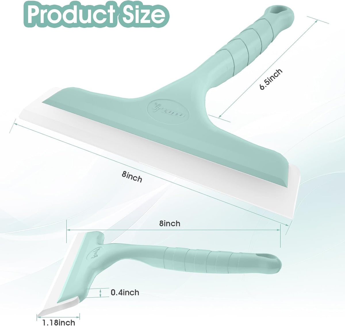Shower Squeegee for Glass Doors, Bathroom Squeegee for Shower, Mini Window Squeegee, Home Bathroom