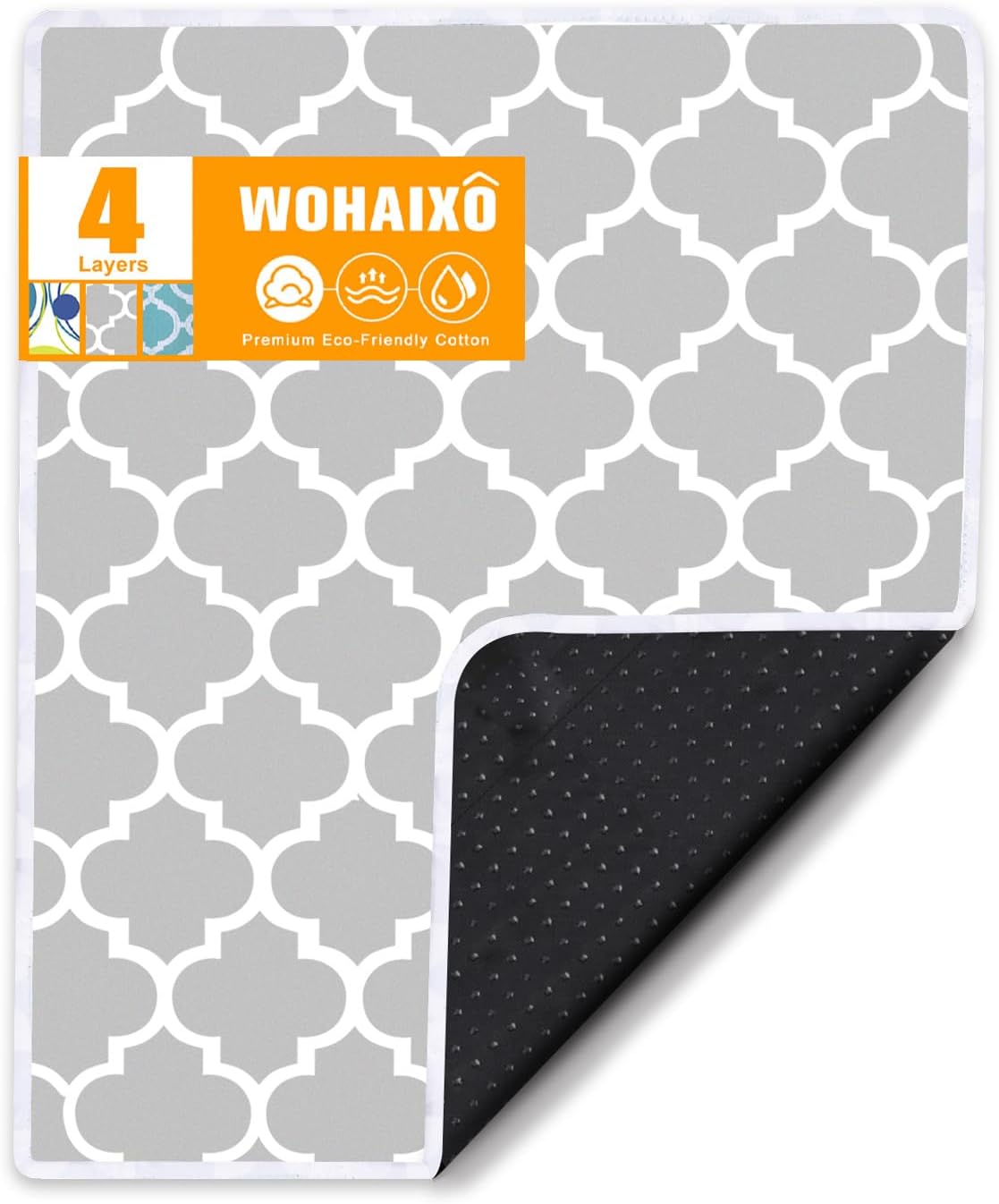 Ironing Mat, Portable Ironing Pad, 28 x 24 inch Ironing Mat for Table Top of Washer, Dryer, Table