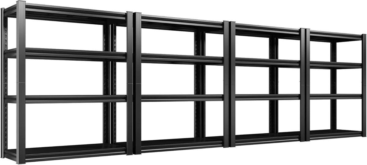 Raybee 40" W Garage Shelving Heavy Duty Storage Shelves 56.9" H Metal Shelving Heavy Duty Load